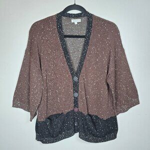 Ball Of Cotton Women's Button Cardigan Sweater Small Lagenlook Cottagecore Cozy